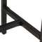 vidaXL - Bartafel - 60x55x107 - cm - massief - ruw - mangohout