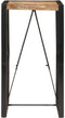vidaXL - Bartafel - 60x55x110 - cm - massief - gerecycled - hout