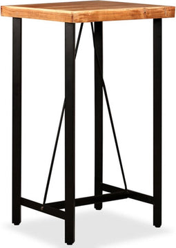 vidaXL - Bartafel - 60x60x107 - cm - massief - acaciahout