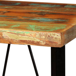 vidaXL - Bartafel - 60x60x107 - cm - massief - gerecycled - hout