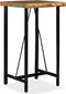 vidaXL - Bartafel - 60x60x107 - cm - massief - gerecycled - hout