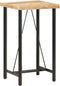 vidaXL - Bartafel - 60x60x107 - cm - ruw - mangohout