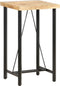 vidaXL - Bartafel - 60x60x107 - cm - ruw - mangohout