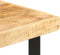 vidaXL - Bartafel - 60x60x107 - cm - ruw - mangohout