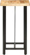 vidaXL - Bartafel - 60x60x107 - cm - ruw - mangohout