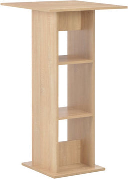 vidaXL - Bartafel - 60x60x110 - cm - eikenkleurig