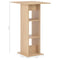 vidaXL - Bartafel - 60x60x110 - cm - eikenkleurig