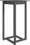 vidaXL - Bartafel - 60x60x110 - cm - massief - grenenhout - grijs