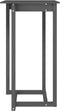 vidaXL - Bartafel - 60x60x110 - cm - massief - grenenhout - grijs