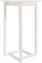 vidaXL - Bartafel - 60x60x110 - cm - massief - grenenhout - wit