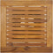 vidaXL - Bartafel - 60x60x110 - cm - poly - rattan - en - massief - acaciahout - grijs