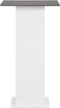 vidaXL - Bartafel - 60x60x110 - cm - wit - en - antracietgrijs