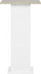 vidaXL - Bartafel - 60x60x110 - cm - wit - en - betonkleurig