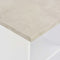 vidaXL - Bartafel - 60x60x110 - cm - wit - en - betonkleurig