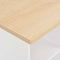 vidaXL - Bartafel - 60x60x110 - cm - wit - en - sonoma - eikenkleurig