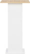 vidaXL - Bartafel - 60x60x110 - cm - wit - en - sonoma - eikenkleurig