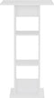 vidaXL - Bartafel - 60x60x110 - cm - wit