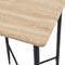 vidaXL - Bartafel - 60x60x111 - cm - MDF - eikenkleurig