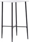 vidaXL - Bartafel - 60x60x111 - cm - MDF - wit