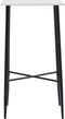 vidaXL - Bartafel - 60x60x111 - cm - MDF - wit