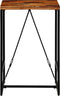 vidaXL - Bartafel - 70x70x106 - cm - massief - gerecycled - hout