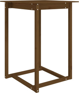 vidaXL - Bartafel - 80x80x110 - cm - massief - grenenhout - honingbruin
