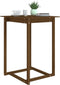 vidaXL - Bartafel - 80x80x110 - cm - massief - grenenhout - honingbruin