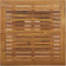 vidaXL - Bartafel - 80x80x110 - cm - poly - rattan - en - massief - acaciahout - grijs