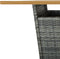 vidaXL - Bartafel - 80x80x110 - cm - poly - rattan - en - massief - acaciahout - grijs