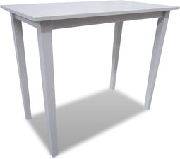 vidaXL - Bartafel - hout - wit