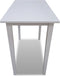 vidaXL - Bartafel - hout - wit