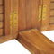 vidaXL - Bartafel - inklapbaar - 155x53x105 - cm - massief - teakhout