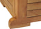 vidaXL - Bartafel - inklapbaar - 155x53x105 - cm - massief - teakhout