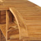 vidaXL - Bartafel - inklapbaar - 155x53x105 - cm - massief - teakhout
