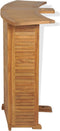 vidaXL - Bartafel - inklapbaar - 155x53x105 - cm - massief - teakhout