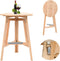 vidaXL Bartafel inklapbaar 78 cm vurenhout
