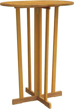 vidaXL - Bartafel - inklapbaar - 90x65x105 - cm - massief - teakhout