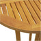 vidaXL - Bartafel - inklapbaar - 90x65x105 - cm - massief - teakhout