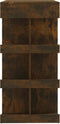 vidaXL - Bartafel - met - opbergrek - 100x50x101,5 - cm - hout - gerookt - eiken
