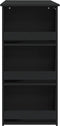 vidaXL - Bartafel - met - opbergrek - 102x50x103,5 - cm - bewerkt - hout - zwart