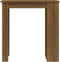 vidaXL - Bartafel - met - opbergrek - 102x50x103,5 - cm - bewerkt - hout - bruin - eiken