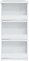 vidaXL - Bartafel - met - opbergrek - 102x50x103,5 - cm - bewerkt - hout - wit