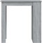 vidaXL - Bartafel - met - opbergrek - 102x50x103,5 - cm - hout - grijs - sonoma