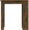 vidaXL - Bartafel - met - opbergrek - 102x50x103,5 - cm - hout - gerookt - eiken