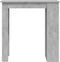 vidaXL - Bartafel - met - opbergrek - 102x50x103,5 - cm - spaanplaat - betongrijs
