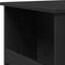 vidaXL - Bartafel - met - opbergrek - 102x50x103,5 - cm - zwart - eikenkleurig