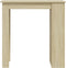 vidaXL - Bartafel - met - opbergrek - 102x50x103,5cm - bewerkt - hout - sonoma - eiken