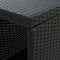 vidaXL - Bartafel - met - opbergrek - 120x60x110 - cm - poly - rattan - zwart