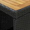 vidaXL - Bartafel - met - opbergrek - 120x60x110 - cm - poly - rattan - zwart