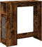 vidaXL - Bartafel - met - rekken - 101x40x103,5 - cm - bewerkt - hout - gerookt - eiken